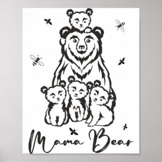 Mamma Bear Png JPG PDF-filer, Mamma Bear Bear Baby Poster
