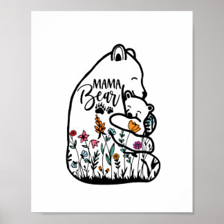 Mamma Bear Png JPG PDF-filer, Mamma Bear Bear Baby Poster
