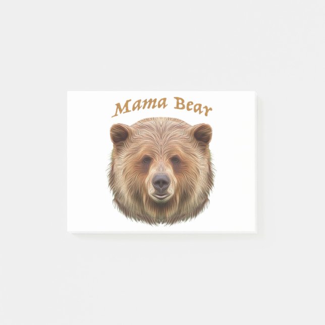 Mamma Bear Post-it Block (Framsida)