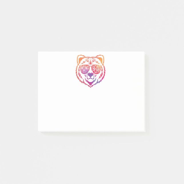 Mamma Bear Post-it Block (Framsida)