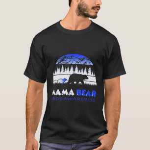 Mamma Bear Retro Ards Awareness T Shirt