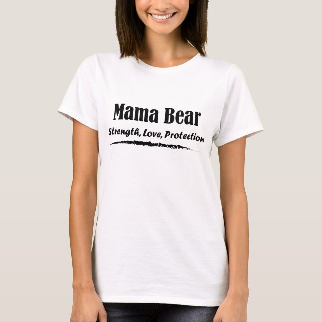 Mamma Bear Shirt, mamma Bear T Shirt (Framsida)
