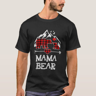 Mamma Bear Shirt Red Buffalo Play Mamma Bear Pajam T Shirt