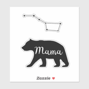 Mamma Bear Sticker. Klistermärken