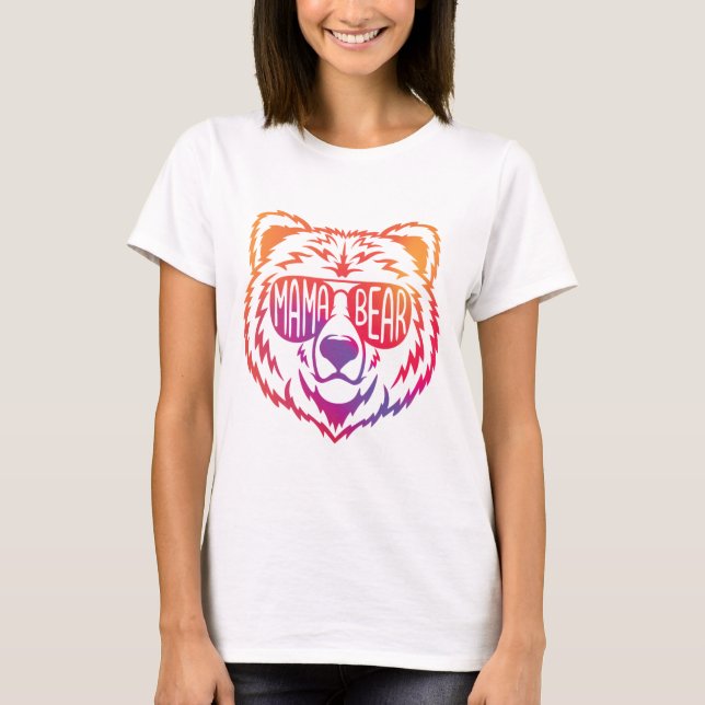 Mamma Bear T Shirt (Framsida)
