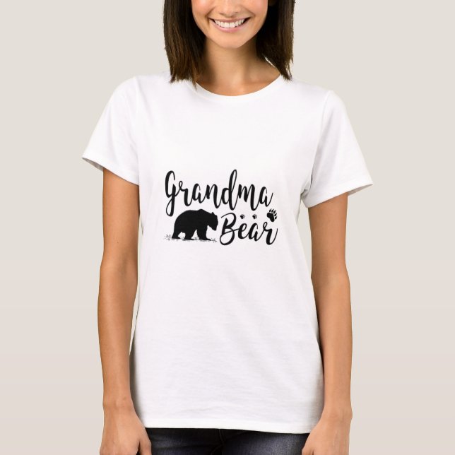 Mamma Bear T Shirt (Framsida)