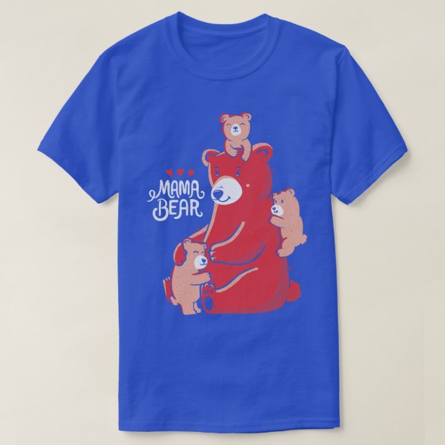 Mamma Bear T Shirt (Design framsida)