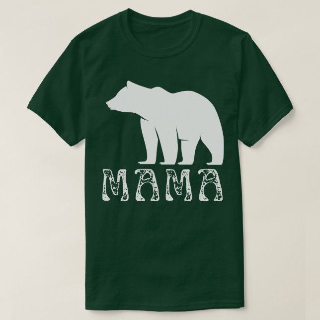 Mamma Bear T Shirt (Design framsida)