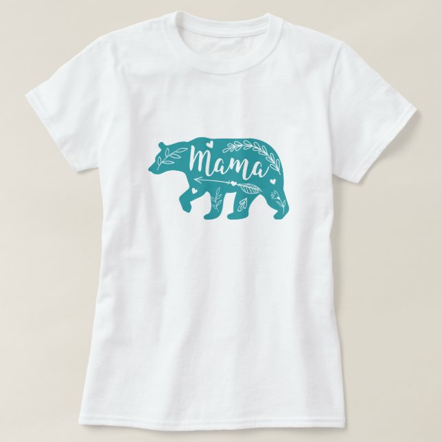 Mamma Bear T Shirt (Design framsida)