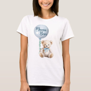 Mamma Bear Teddy Baby Shower T-Shirt