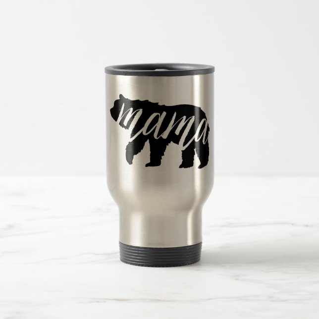 Mamma Bear Travel Coffee Mug Resemugg (Center)