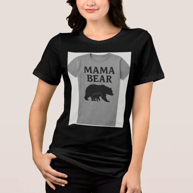 MAMMA BEAR TSHIRT T SHIRT (Framsida)