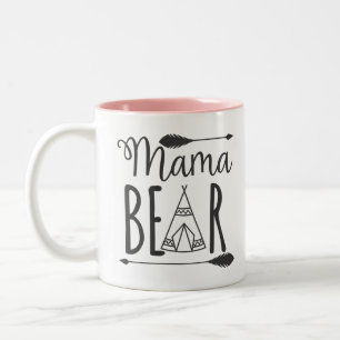 Mamma Bear Två-Tonad Mugg