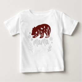 Mamma Bear white infant jersey T-shirt
