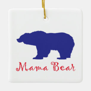 Mamma Bears Julgransprydnad Keramik