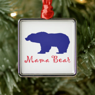 Mamma Bears Julgransprydnad Metall
