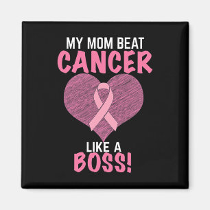 Mamma Beat Breast Cancer - Survivor Awareness Magnet