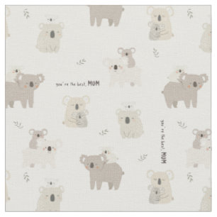 Mamma bebis barn koala tyg