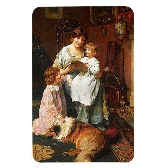 Mamma Bedtime Story l for Mor Magnet (Vertikal)