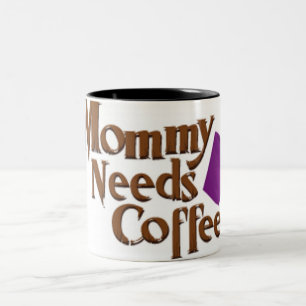 mamma-behov-kaffe-logotyp Två-Tonad mugg