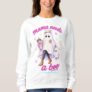 Mamma Behöver En Boo Spök Uttröttad Mamma Liv Hall T Shirt
