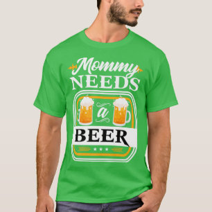 Mamma behöver en öl Brud och brudgum Dricker öl T Shirt
