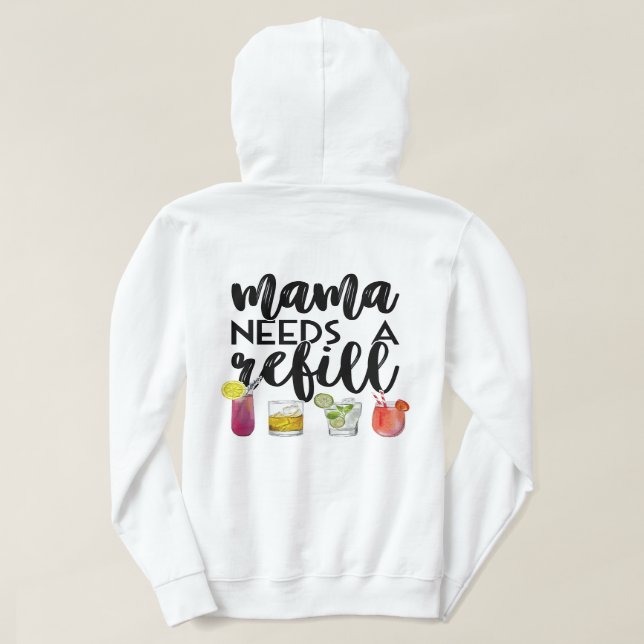 Mamma behöver fyllas på t shirt (Design baksida)