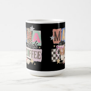 Mamma behöver kaffe mammadagen uppskattning kaffemugg