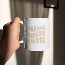 Mamma behöver kaffe mugg