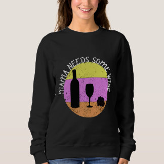 Mamma behöver lite Vin Passande Scoop 18 T Shirt