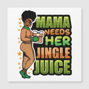 Mamma behöver sin jingeljuice dricka julskott