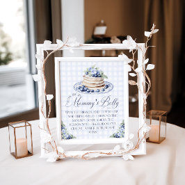 Mamma Belly Blueberry Pancake Baby Brunch Poster