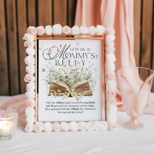 Mamma Belly New Kapitel Bok Theme Wildblomme Poster
