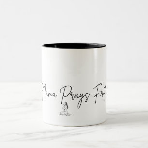 Mamma Ber Först Kristet Kaffemugg för Mamma