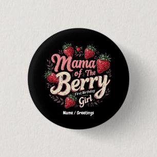 Mamma Berry First Birthday Strawberry Girl Family Knapp