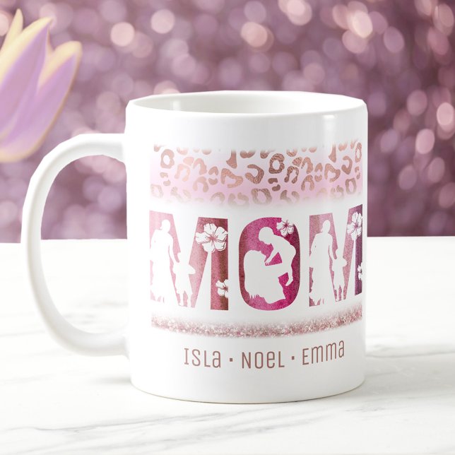 Mamma Best Mamma Aldrig Children Namn Kids Namn Kaffemugg (Mom Best Mom Ever Children Names Kids Names Coffee Mug)