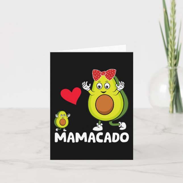 Mamma Best Mamma Avocado Mamacado Mors dag Kort (Framsida)