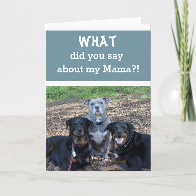 Mamma Best Mors dag Card Kort (Framsida)