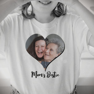 Mamma Bestie Anpassningsbar T-Shirt för Girls DP