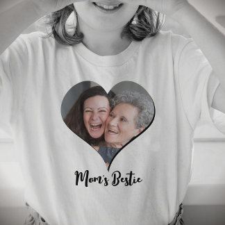 Mamma Bestie Anpassningsbar T-Shirt för Girls | DP
