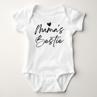 Mamma Bestie Baby Bodydräkt T Shirt