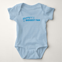 Mamma Biggest Fläkt i Blue Text | Cute