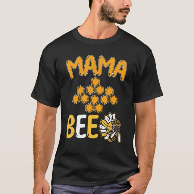 Mamma Biodlare Honung Jordbruksbin Honungsbin 3 T Shirt (Framsida)