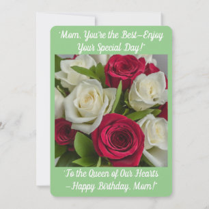 Mamma Birthday-kort Inbjudningar