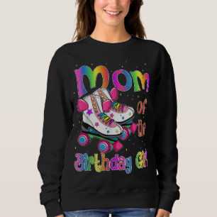 Mamma Birthday Rolling Skate Birthday-familjen Par T Shirt