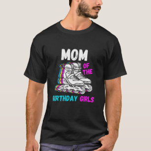 Mamma Birthday Rolling Skate Birthday Family Party T Shirt