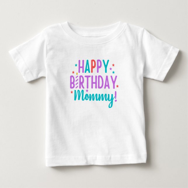 Mamma Birthday T-Shirt (Framsida)