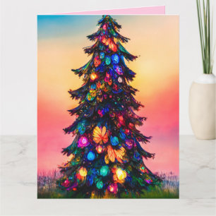 MAMMA BIRTHDAY TRÄD FOREST FANTASY Greeting Card Kort
