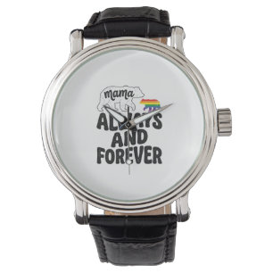 Mamma Björn Alltid Och För Evigt Vintage Regnbåge Armbandsur