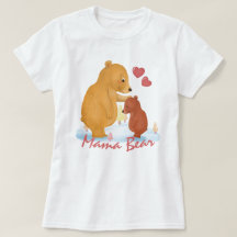 Mamma björn - Bear Mamma och Baby T-Shirt